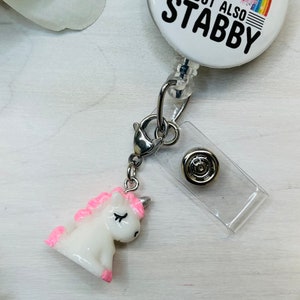 Unicorn Charm | Badge Charm | Badge Holder Charm | Badge Buddy | RN Badge Buddy | Badge Reel Charms | Unicorn Jewelry | Magical Charm