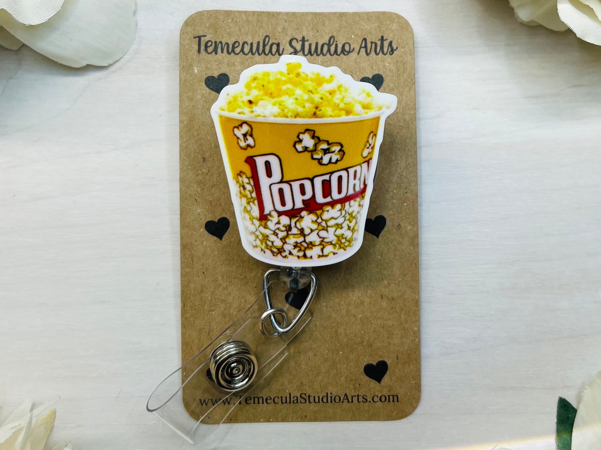 Popcorn Bag Keychain 