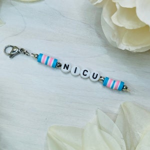 NICU Charm | L&D Charm | Labor Nurse | Badge Tool | Badge Buddy | RN Badge Buddy | Badge Reel Beads | Labor and Delivery Nurse | Baby Nurse