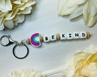 Be Kind Keychain | Be Kind Gift | Kindness Matters | Mental Wellness | Mental Health Awareness | Kindness | Bag Clip | Purse Clip | Backpack