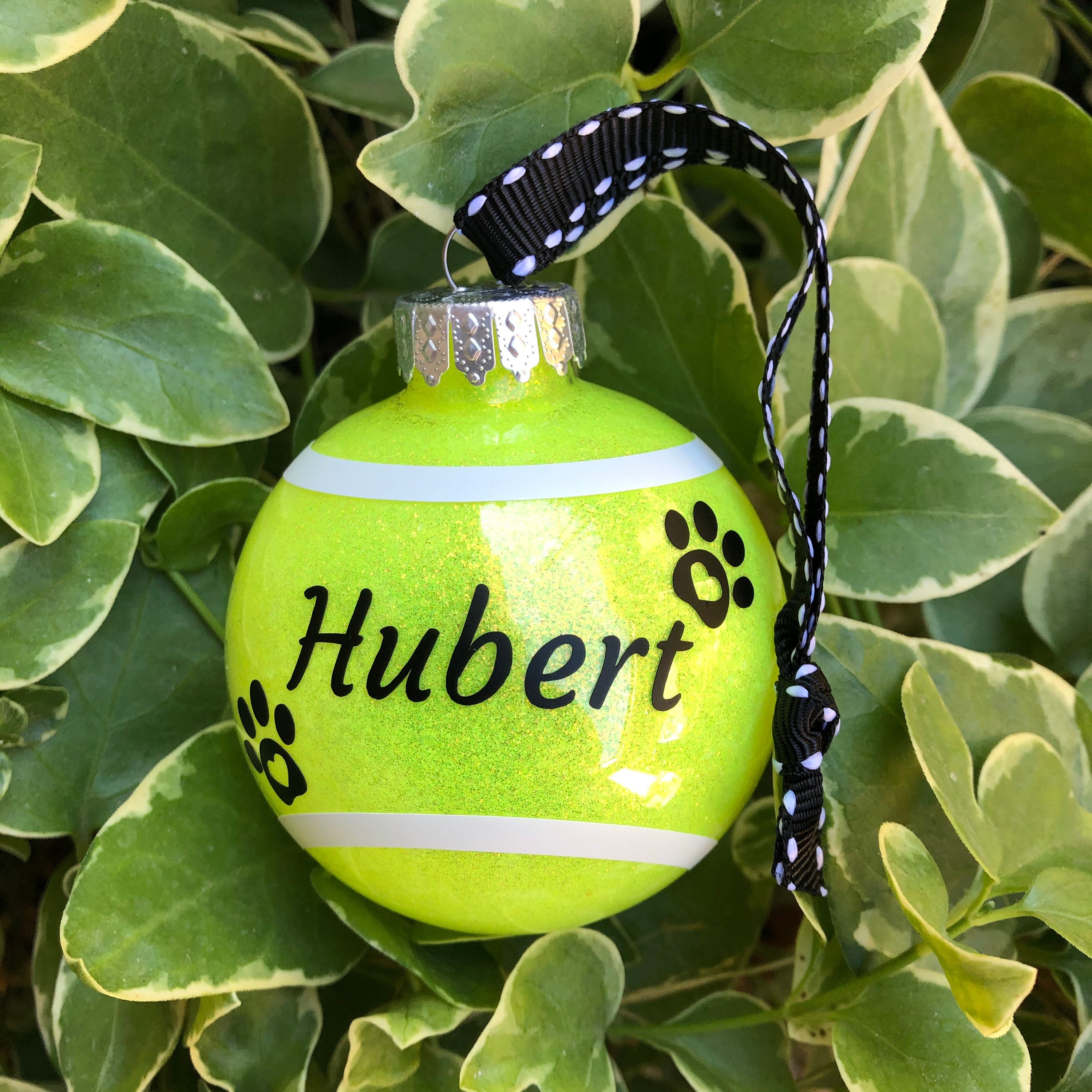 Custom Personalized Dated Dog Puppy Tennis Ball Ornament dog Etsy