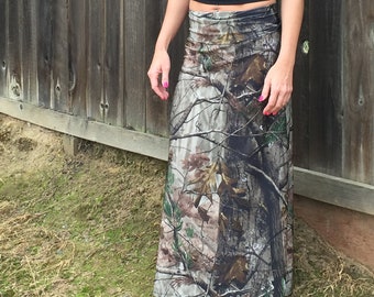 long camouflage skirt for sale