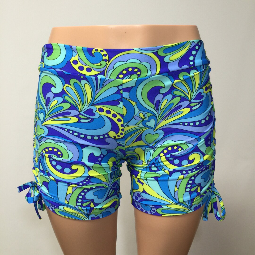 Hot Yoga Shorts Cute Yoga Shorts Plus Size Workout Swim Etsy