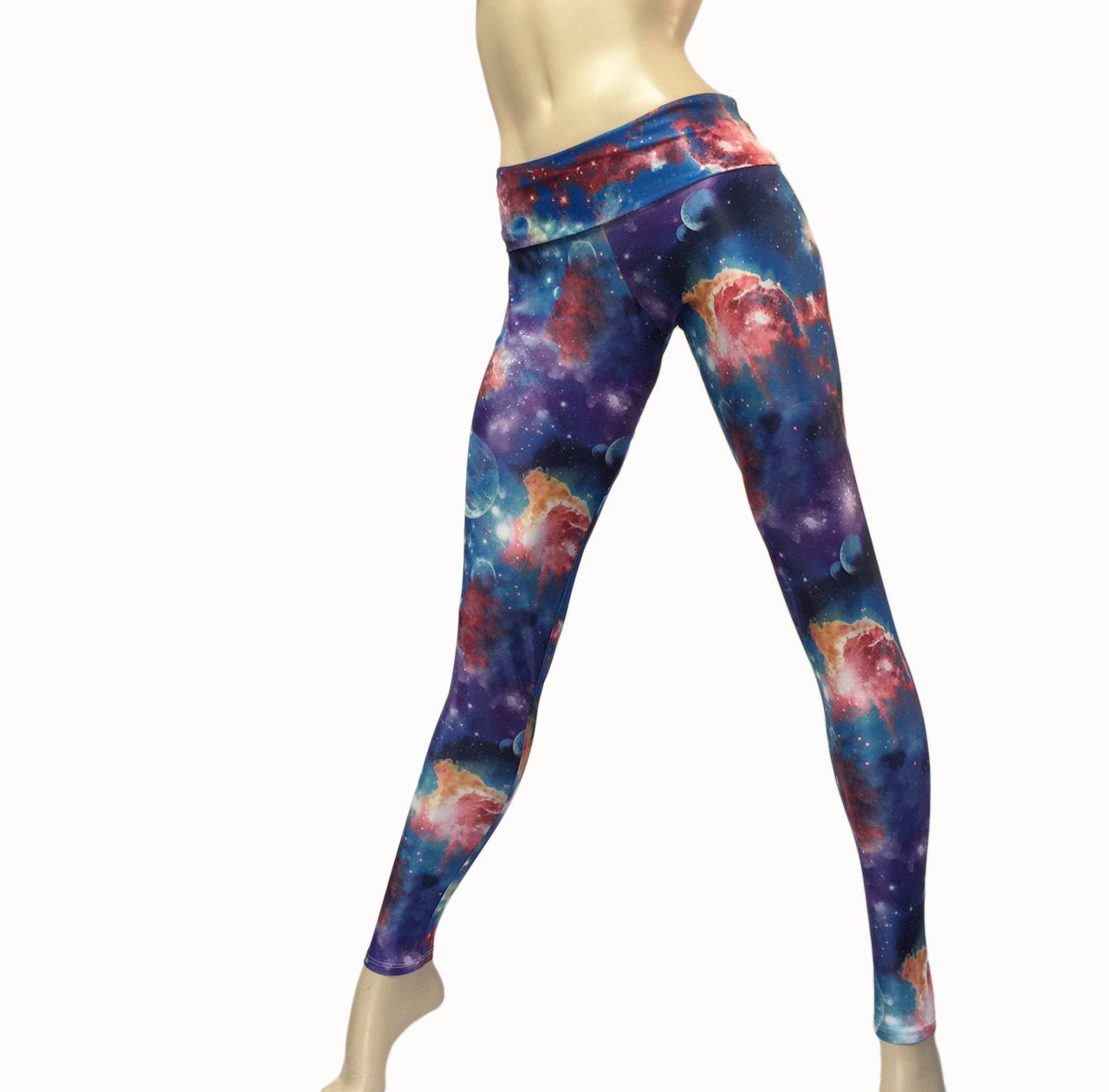 Yoga Pants Workout Clothes Hot Yoga Galaxy Galaxy | Etsy