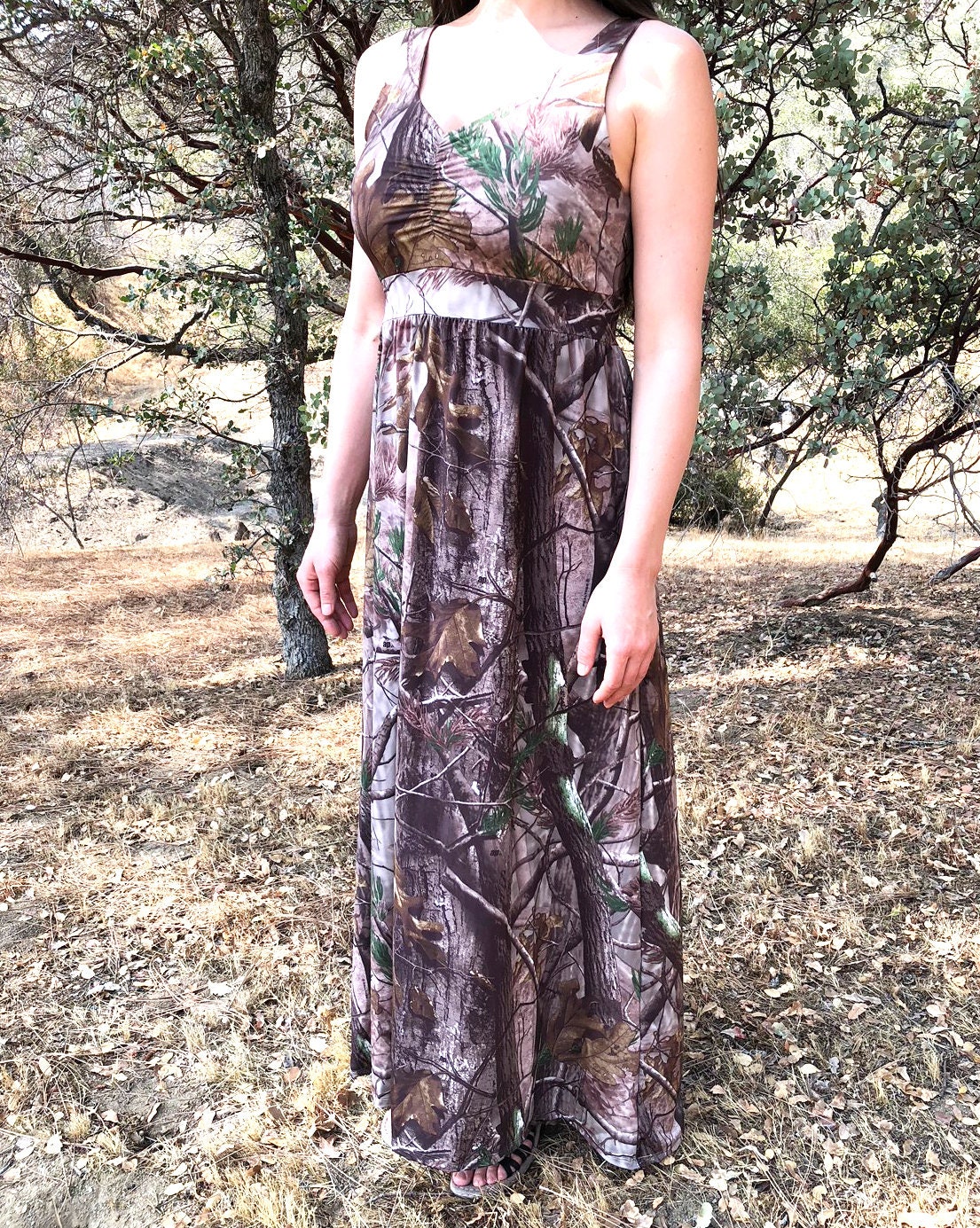 pink and camo bridesmaid dresses Oliana Asymmetric Halterneck Maxi Dress in Chilli Red main image 1