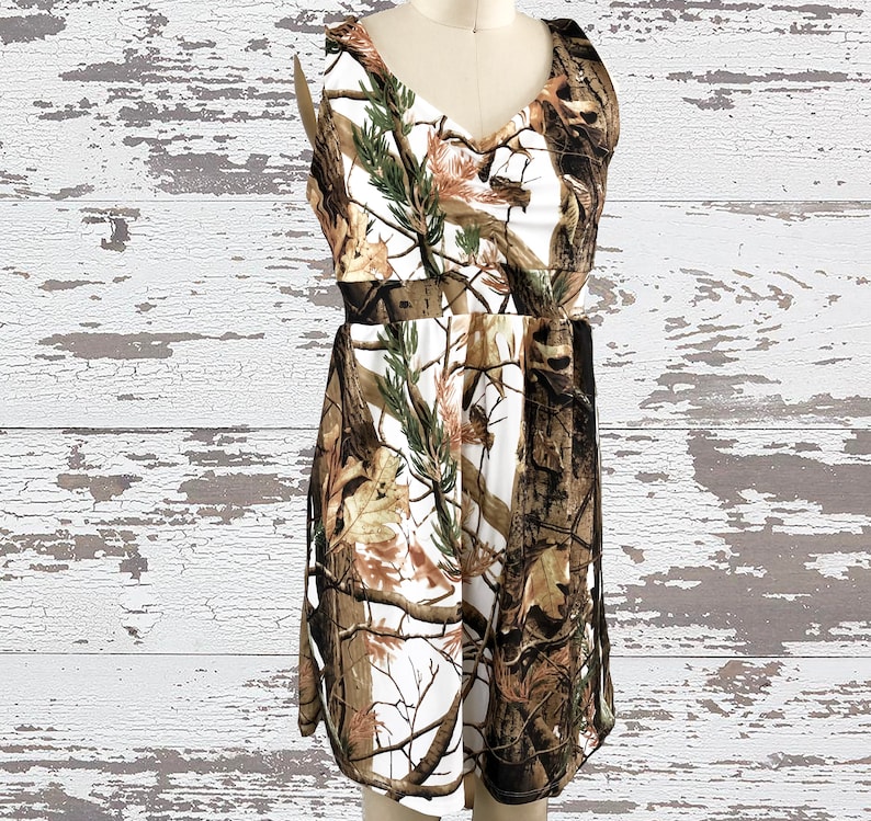 Camo Dress camouflage Dress Camo Sundress Camo Women Etsy