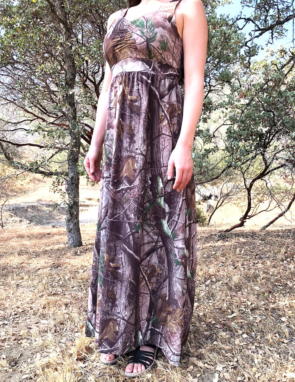 Camo Dress camouflage Dress Camo Sundress Camo Women Camo Wedding