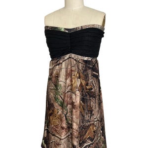 SALE Size Large only - Black Camo Dress -Camouflage Dress - Camo Sundress  - Camo Women - Camo Wedding - Camo Bridesmaid Dress - Made in USA