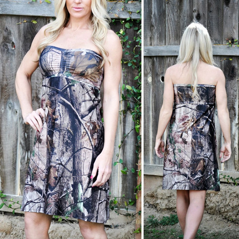 Camo Dress Camouflage Dress Camo Sundress Camo Women Camo Wedding Camo Bridesmaid Dress Camo Wedding Dress MADE IN USA image 6