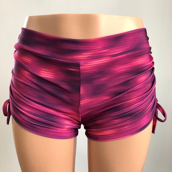 hot pink plus size shorts