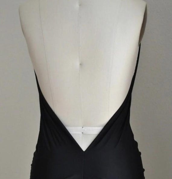 discount stripper black draping cowl neck top mini dress 4241 Black Summer Dress | Garment Washed Mini Dress