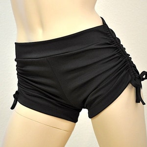 Hot Yoga Shorts Black Fitness Bootie Shorts image 1