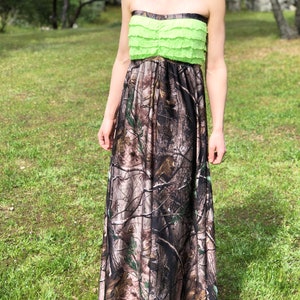 Camo Dress Camouflage Dress Camo Sundress Camo Women Camo Wedding Camo Bridesmaid Dress Camo Wedding Dress MADE IN USA image 9