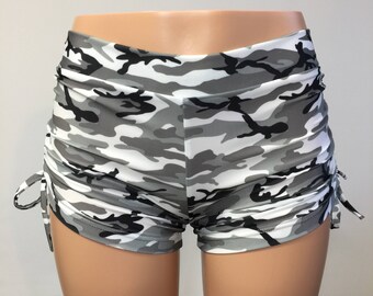 camo swim shorts women