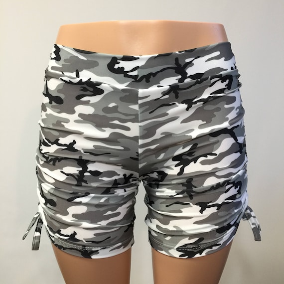camo yoga shorts