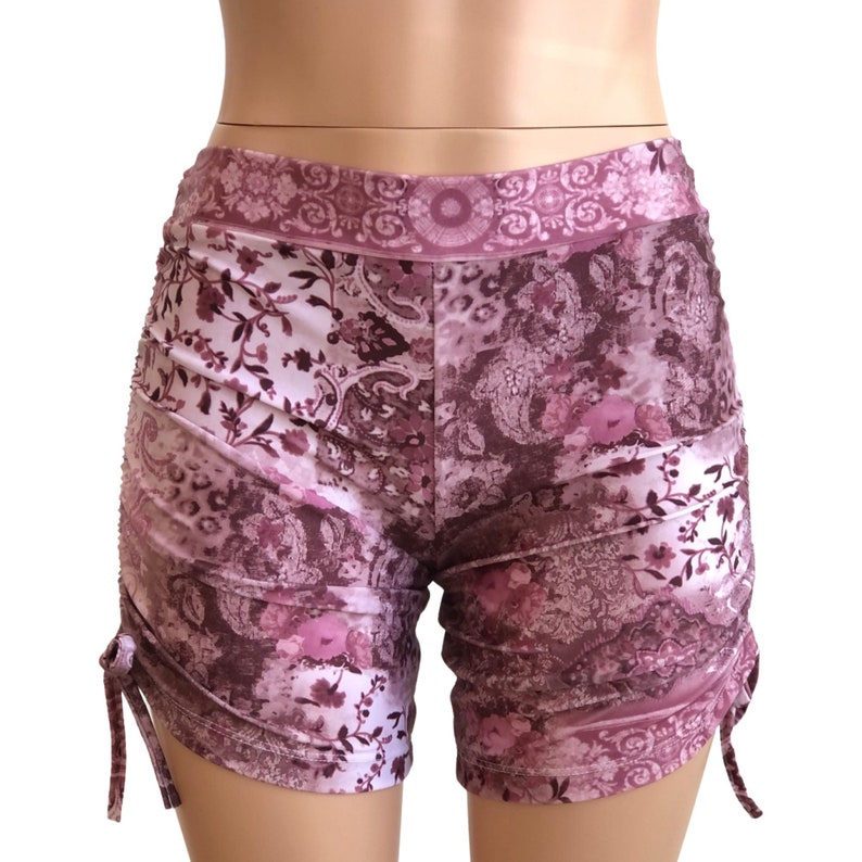 SALE Size M/L only Long Hot Yoga Swim Shorts SXYfitness Made in USA Long Length