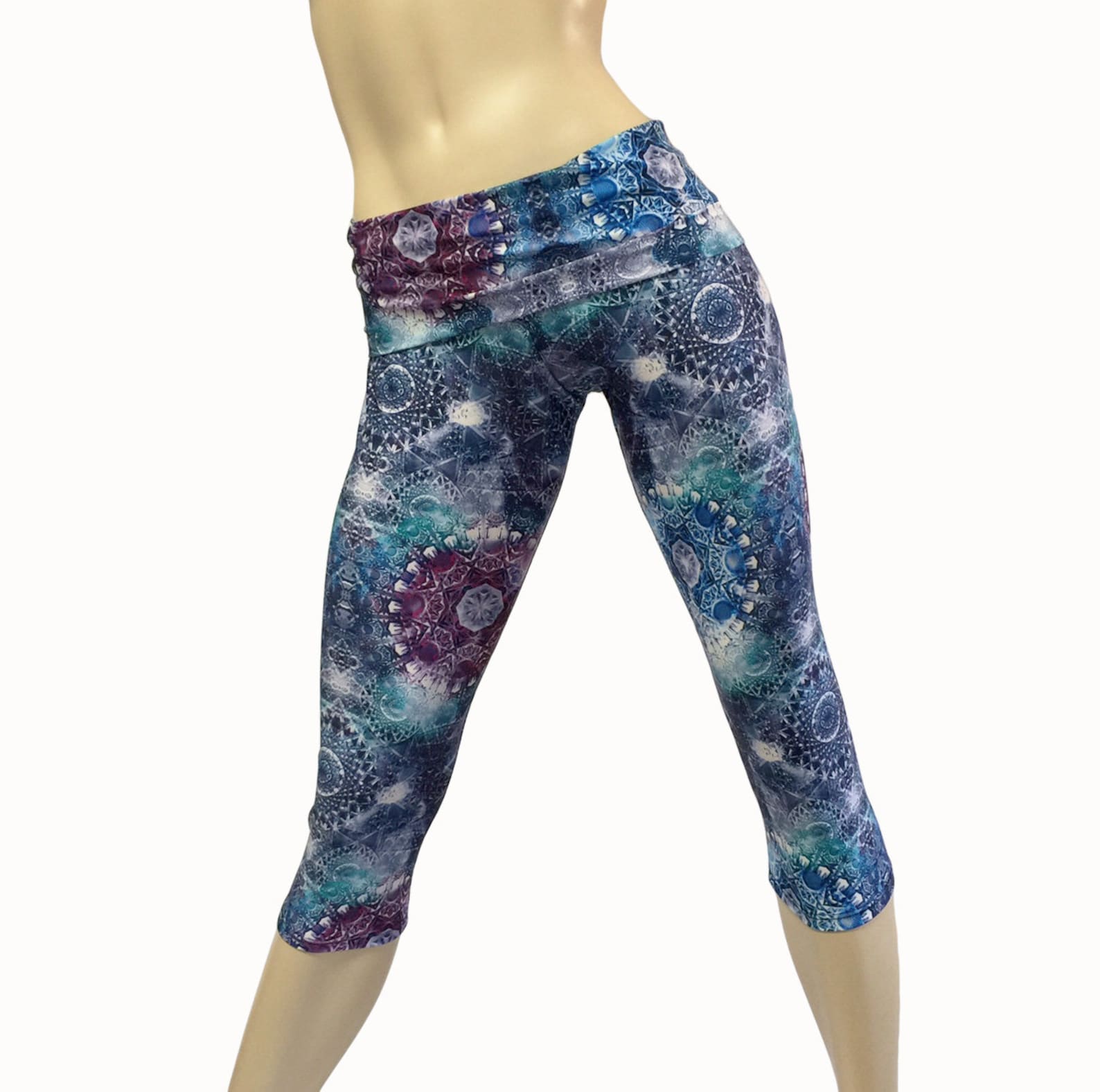 Yoga Pants Workout Clothes Hot Yoga Fitness Blue Etsy