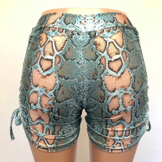 Plus size snakeskin best sale shorts