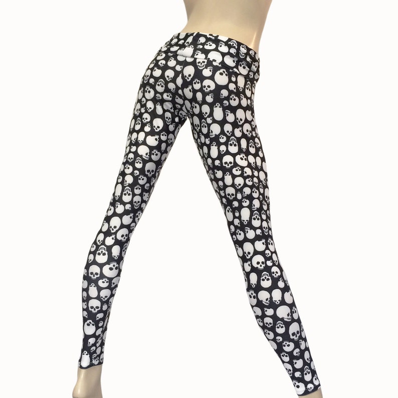 Yoga Pants Workout Clothes Hot Yoga Fitness Skulls Etsy