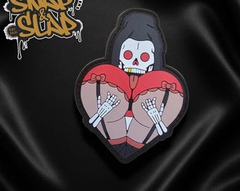 Rim Reaper PVC Morale Patch | Grim Reaper Pin-Up