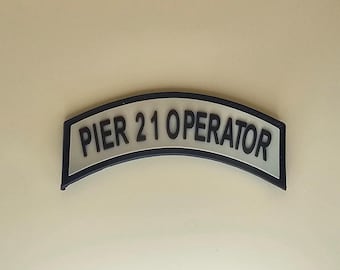 Écusson pour opérateur Pier 2 1 - Écusson personnalisé unique et durable pour équipement tactique