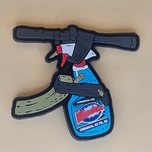 TACDEX Tactical Window Cleaning Bottle Patch - Unique and Humorous Custom Patch for Tactical Gear