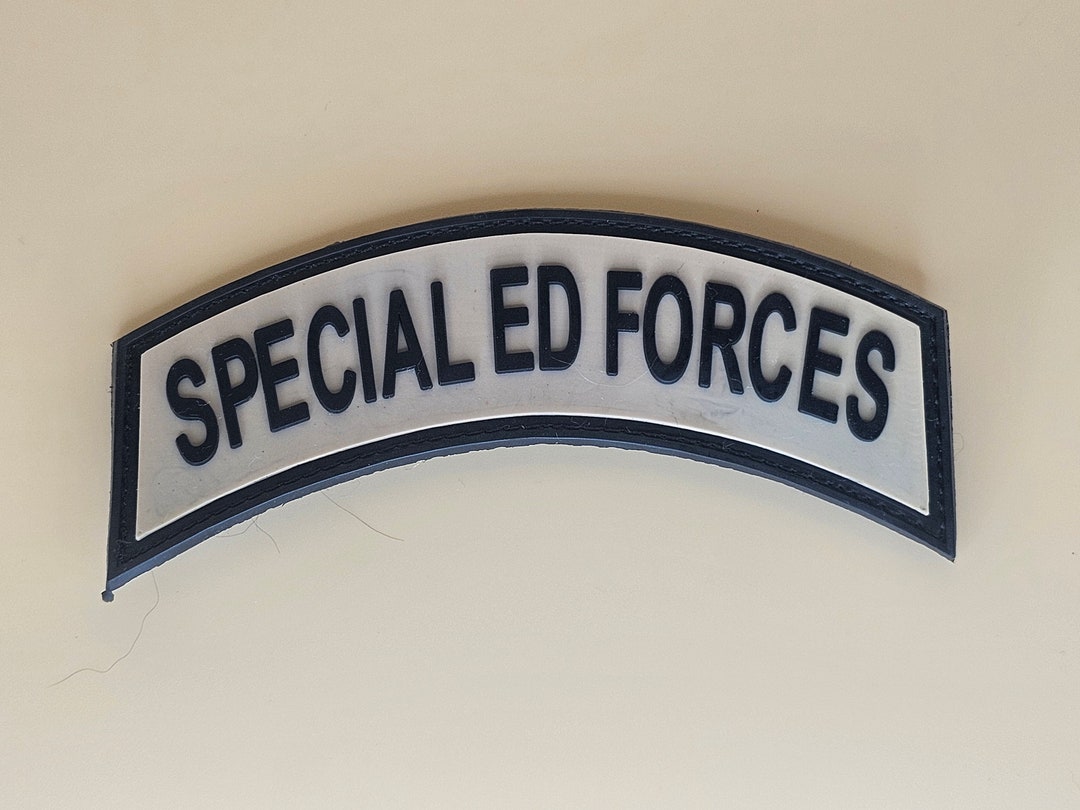 Special Ed Forces Rocker Patch - Humorous and Durable Custom Patch for ...