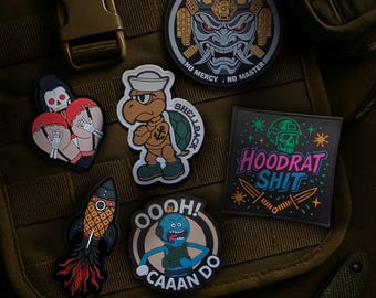 Lot mystère de 8 patchs - Patchs personnalisés par Snap et Slaps