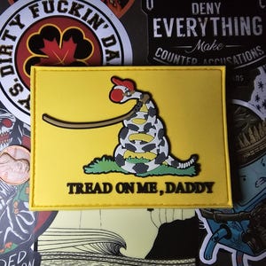 Tread On Me, Daddy - Unique and Humorous Custom Patch for Tactical Gear