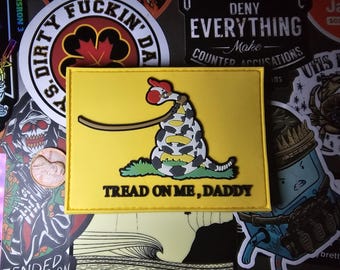 Pise em mim, papai - Patch personalizado, único e bem-humorado para equipamentos táticos