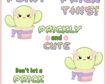 Factus the Cactus Sticker Bundle