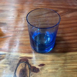 individual colorful cocktail glass
