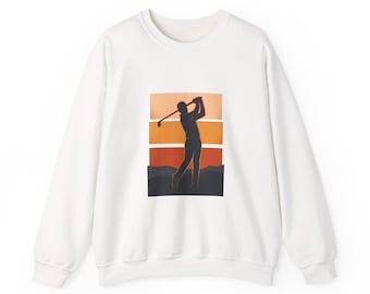 Bluza z nadrukiem retro golfa | weekendowy golf, humor w klubie wiejskim