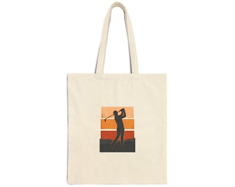 Torba Retro Golfer Silhouette | weekend golfowy, humor w klubie wiejskim