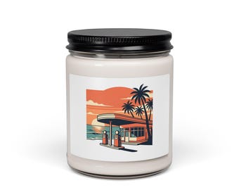 Świeca sojowa Beach Diner Sunset Candle | Emerytura, relaks