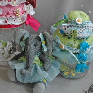 Pansy, a Pincushion Elephant, PDF e pattern