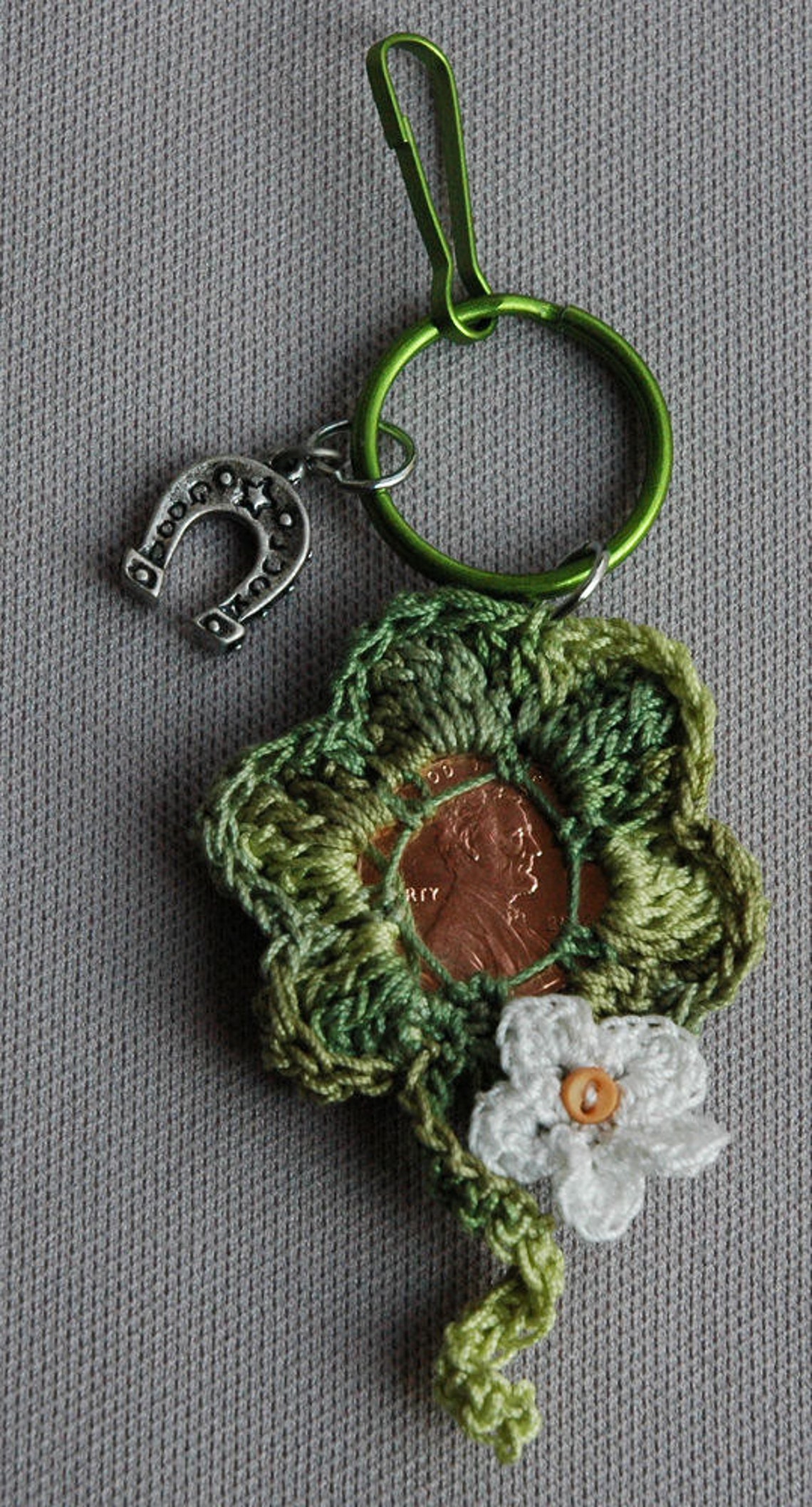 PDF Crochet a Lucky Penny Shamrock Etsy