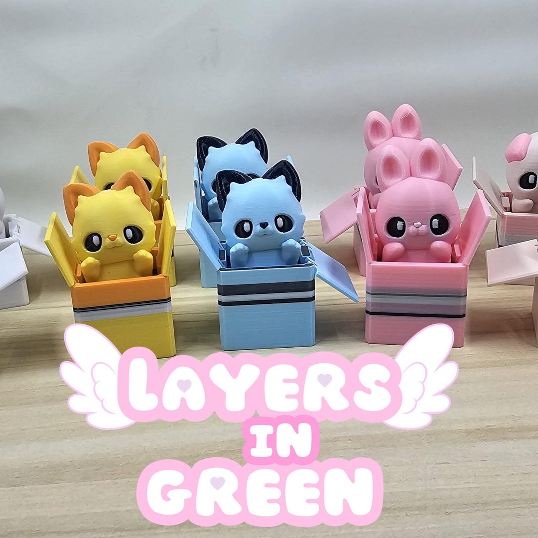 Animals in Boxes Fidget Clicker: Stress Relief Toy - Etsy Australia
