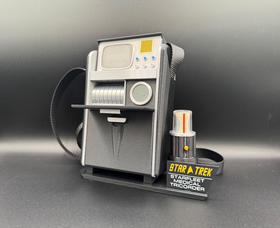 Theredthread 3点セット Star Trek TOS Tricorder Prop – With Hand Scanner & Changeable