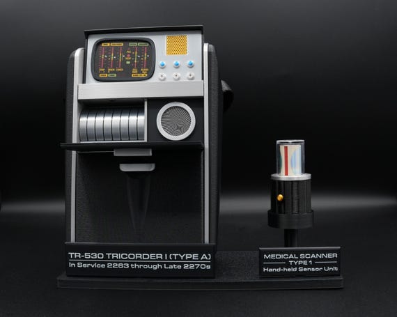 Star Trek Inspired TOS Tricorder Replica With Hand Scanner