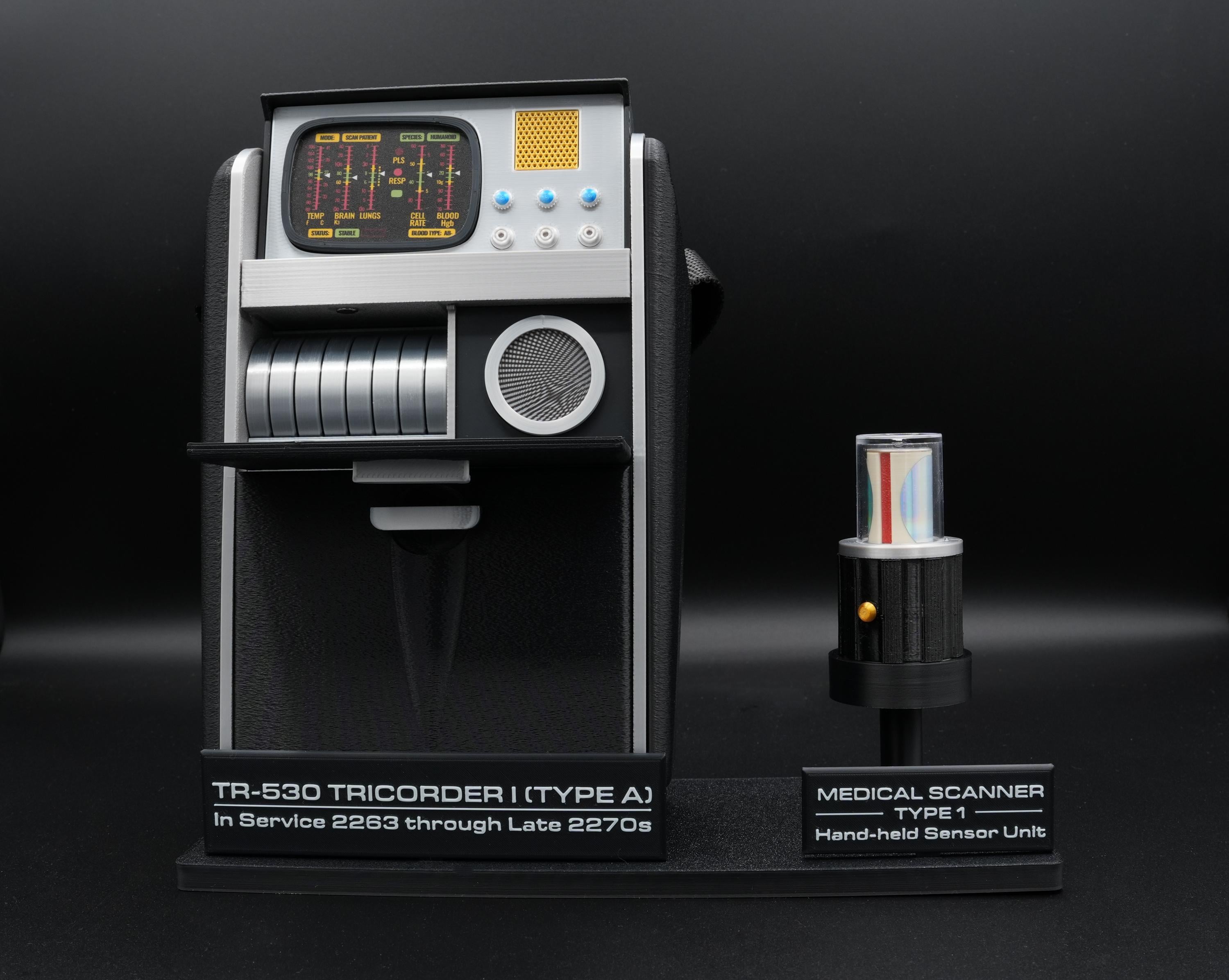 Star Trek Inspired TOS Tricorder Replica With Hand Scanner
