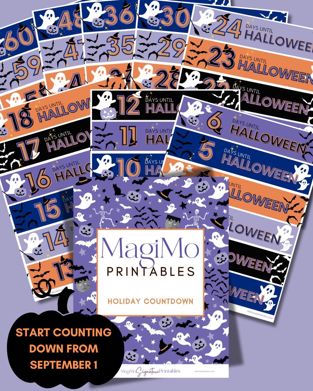 Halloween Countdown - Magimo Exclusive Printable [digital File] - Etsy