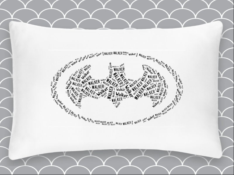 Personalized Super Hero Pillowcase Pillow Room Decor Etsy