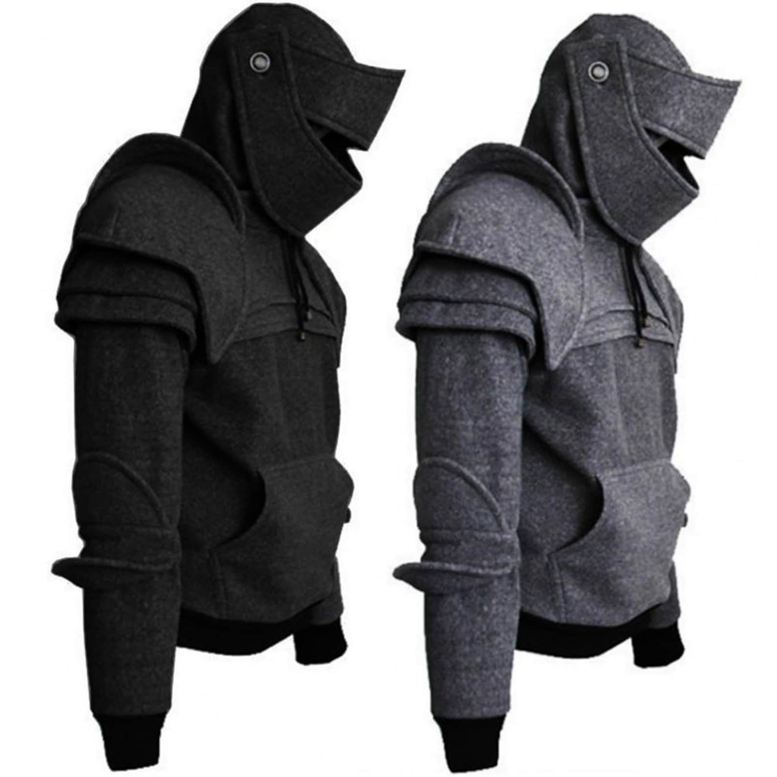 Night Knight Pullover Hooded Coat Dress