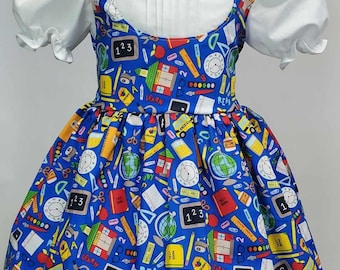 Back to school, picture day dress, photoshoot dress, Children&#39;s dress, kids dress, first day of school.