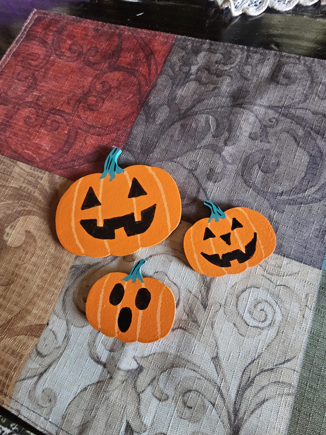 Jack O Lantern Refrigerator Magnets, Set of 3 - Etsy