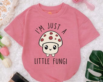 Funny Mushroom Baby Romper, Unisex Baby Shower Gift