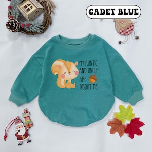 Funny Auntie Uncle Pregnancy Announcement, Cute Animal Baby bodysuit, Baby Shower Gift, Baby Announcement, Gift from Aunt