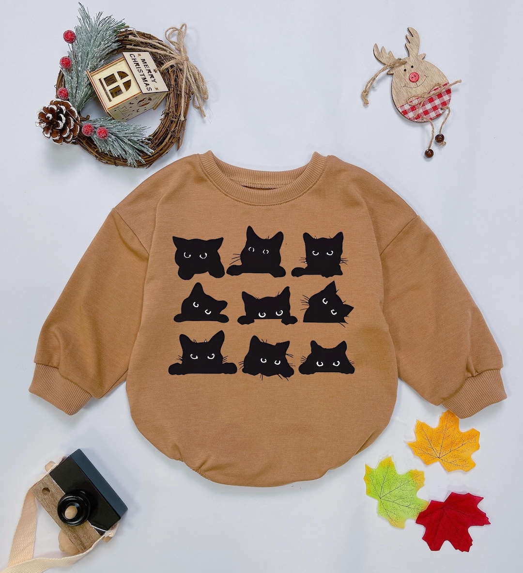 Cat Meow Adorable Baby Romper