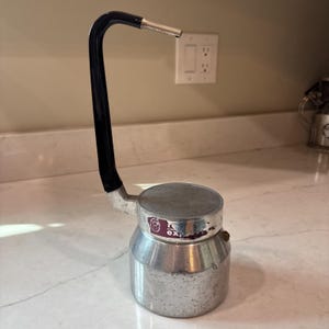 VTG Thermos Express Stovetop Espresso Moka Pot Italy La Signora Caffettiera